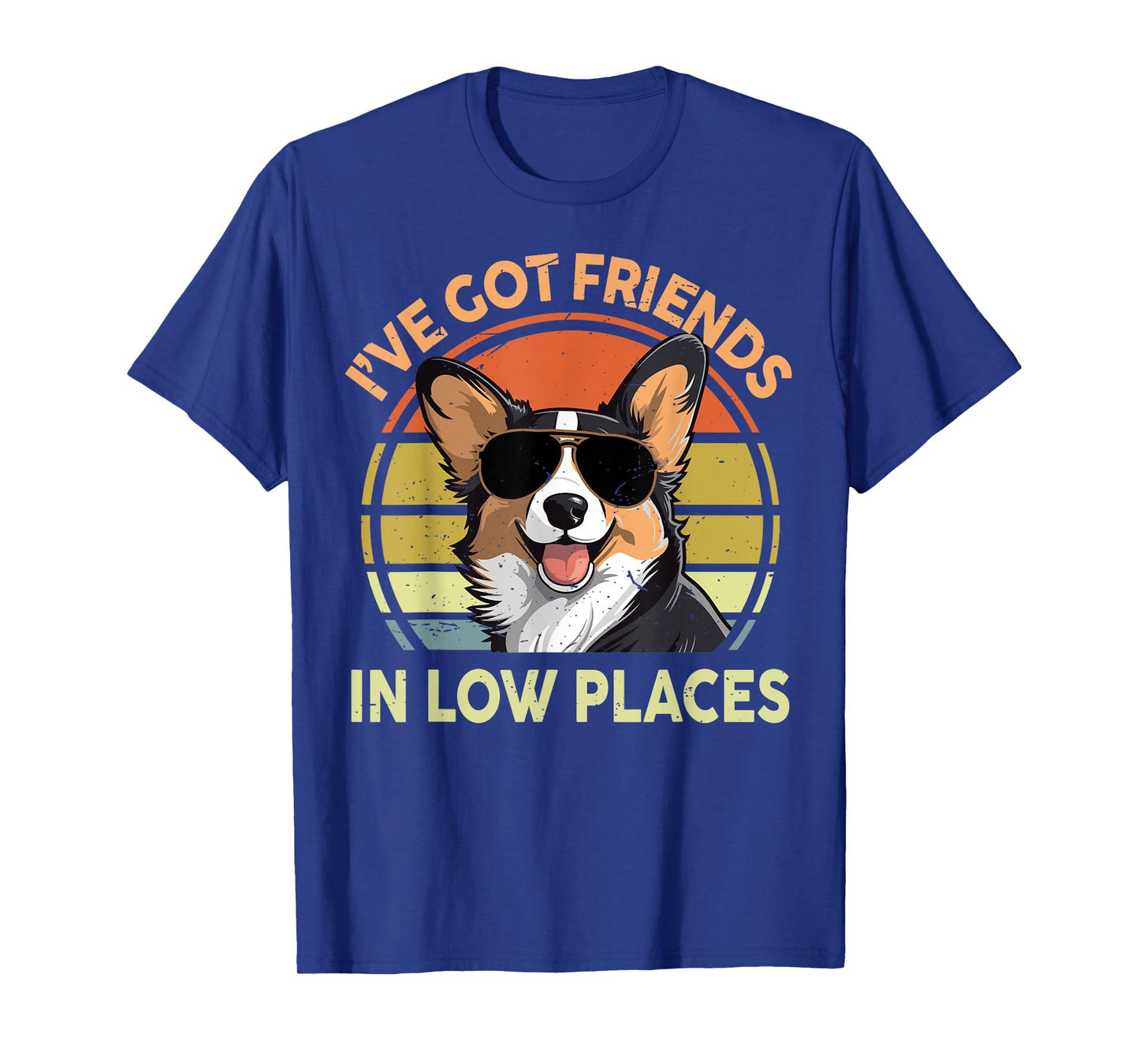 Funny Corgi I've Got Friends Low Places Corgi Gift for Lover T-Shirt
