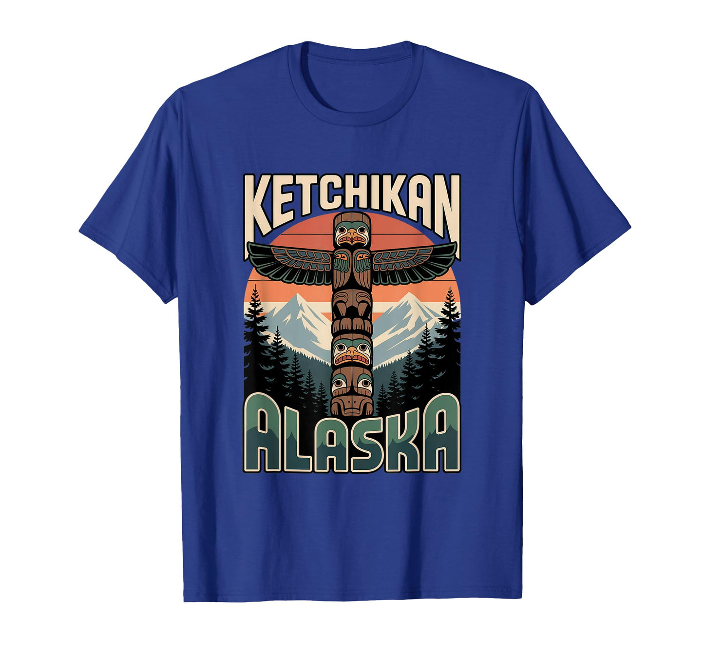 Alaska Totem Pole Ketchikan Souvenir & Native Art T-Shirt