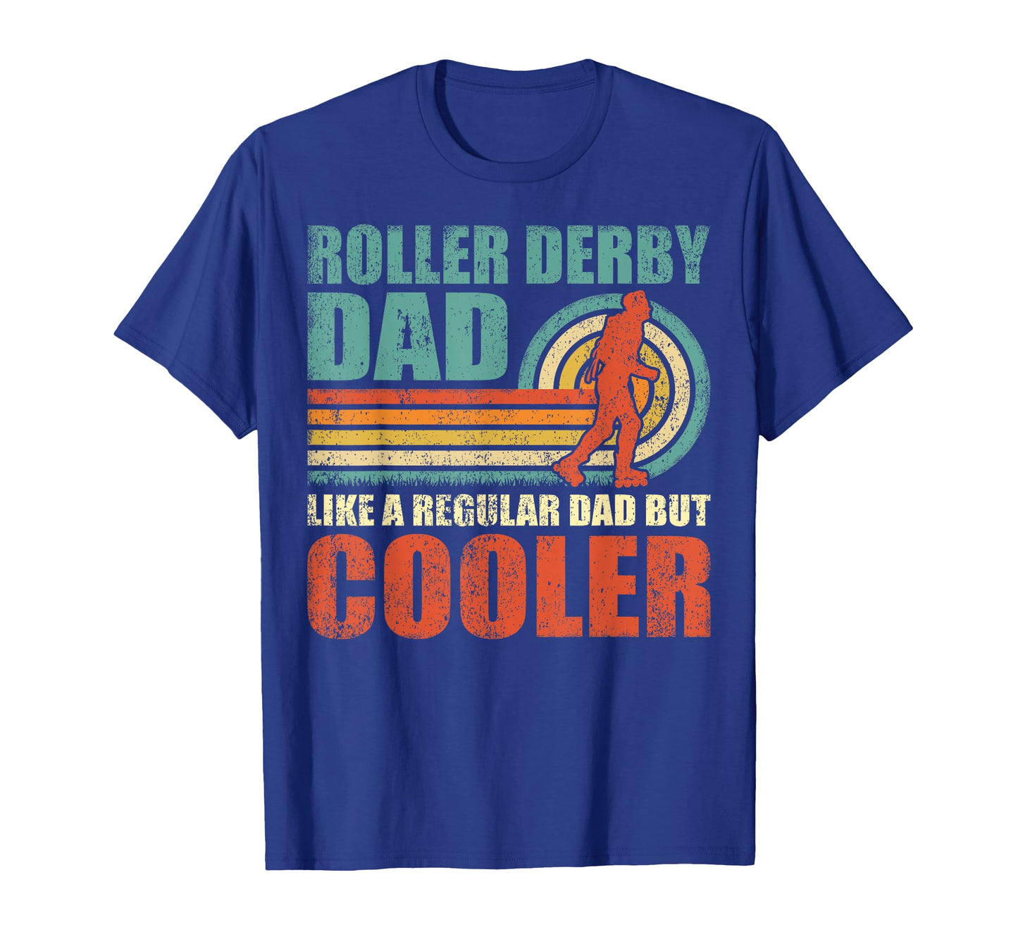 Retro Style Vintage Roller Derby Dad Father's Day T-Shirt