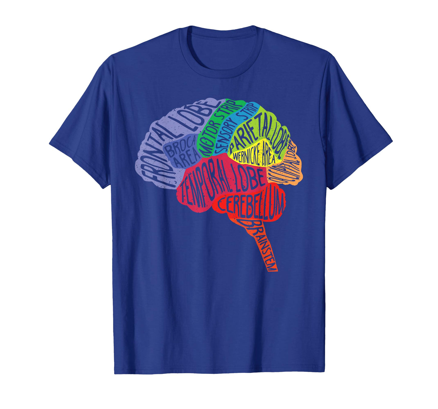 Parts Area Brain Neurologist Neurology Brain Map Surgeon T-Shirt