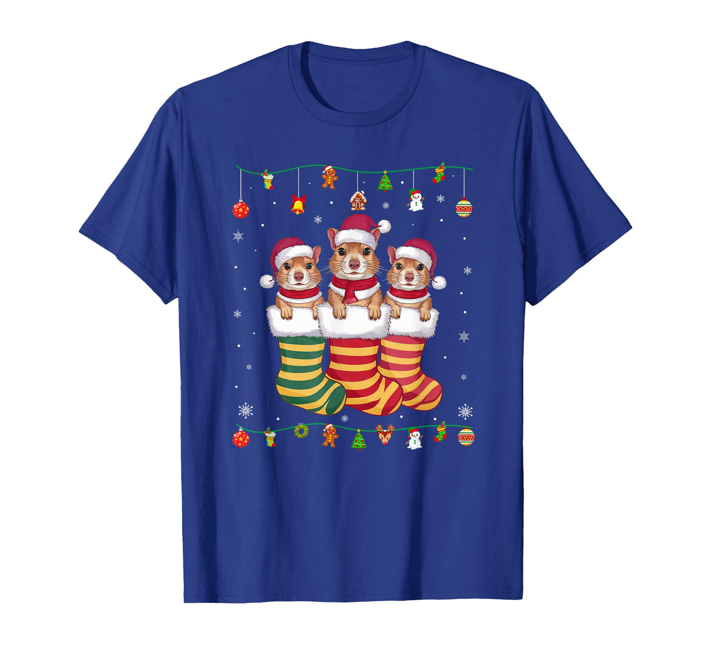 Prairie Dog in Christmas Men Women Kids Xmas Pajama T-Shirt