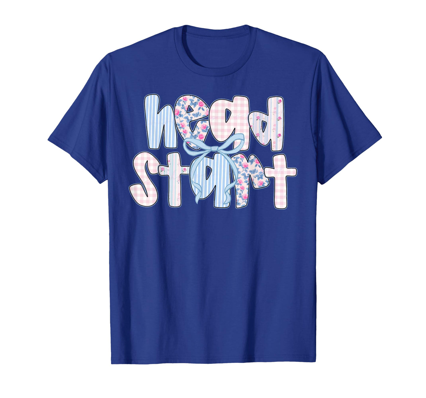 Coquette Bow Head Start Squad Teacher Back To School T-Shirt