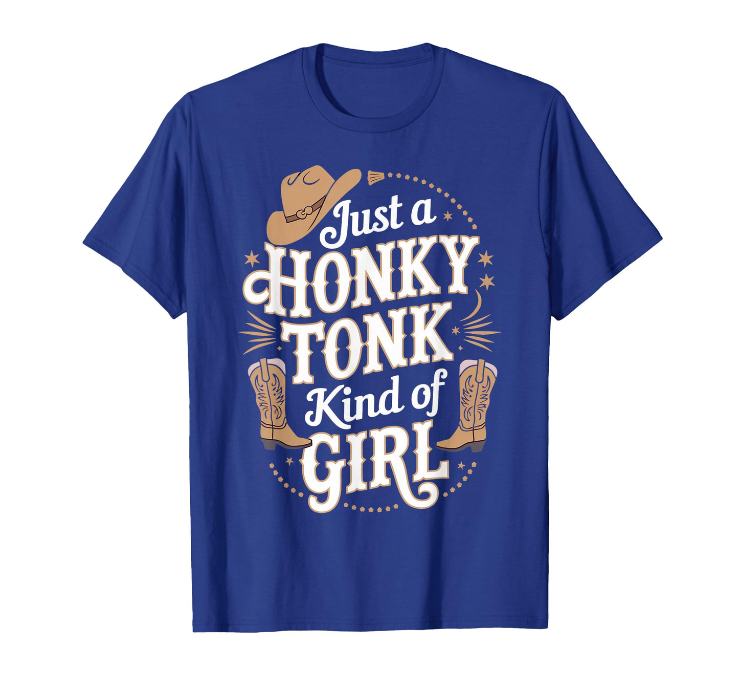 Honky Tonk Kind Of Girl Western Farm Musician Honky Tonk T-Shirt