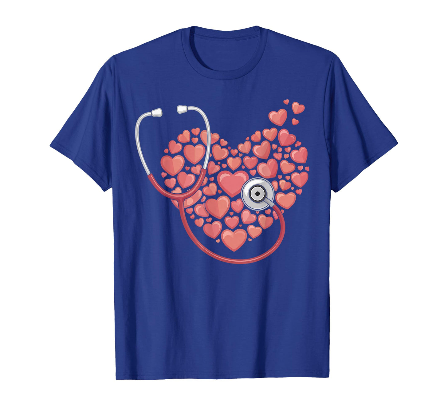 Stethoscope Heart Nurse Hospital Medical Gifts for Men Women T-Shirt