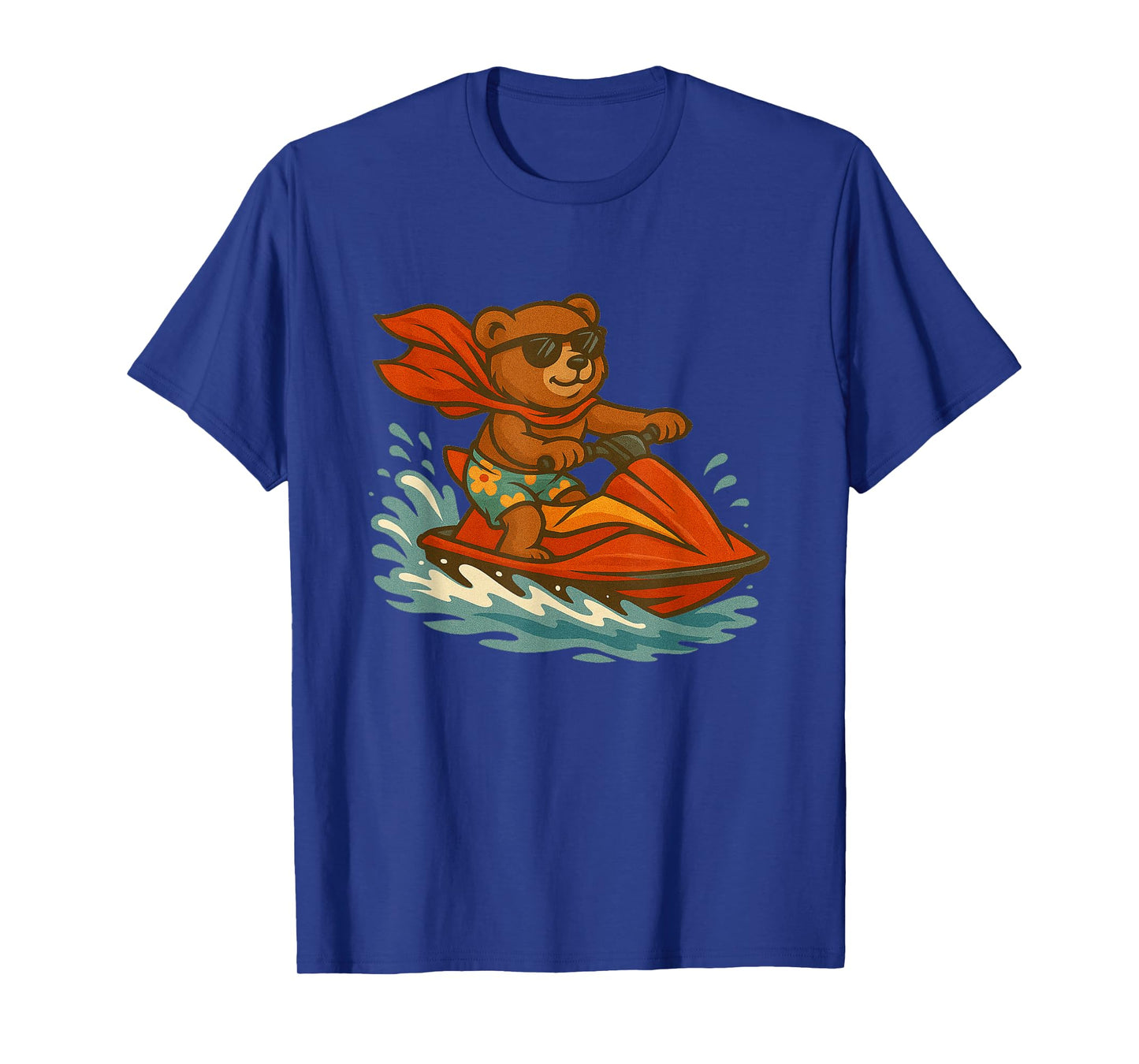 Funny Jet ski Teddy Bear Costume for Adults and Kids T-Shirt