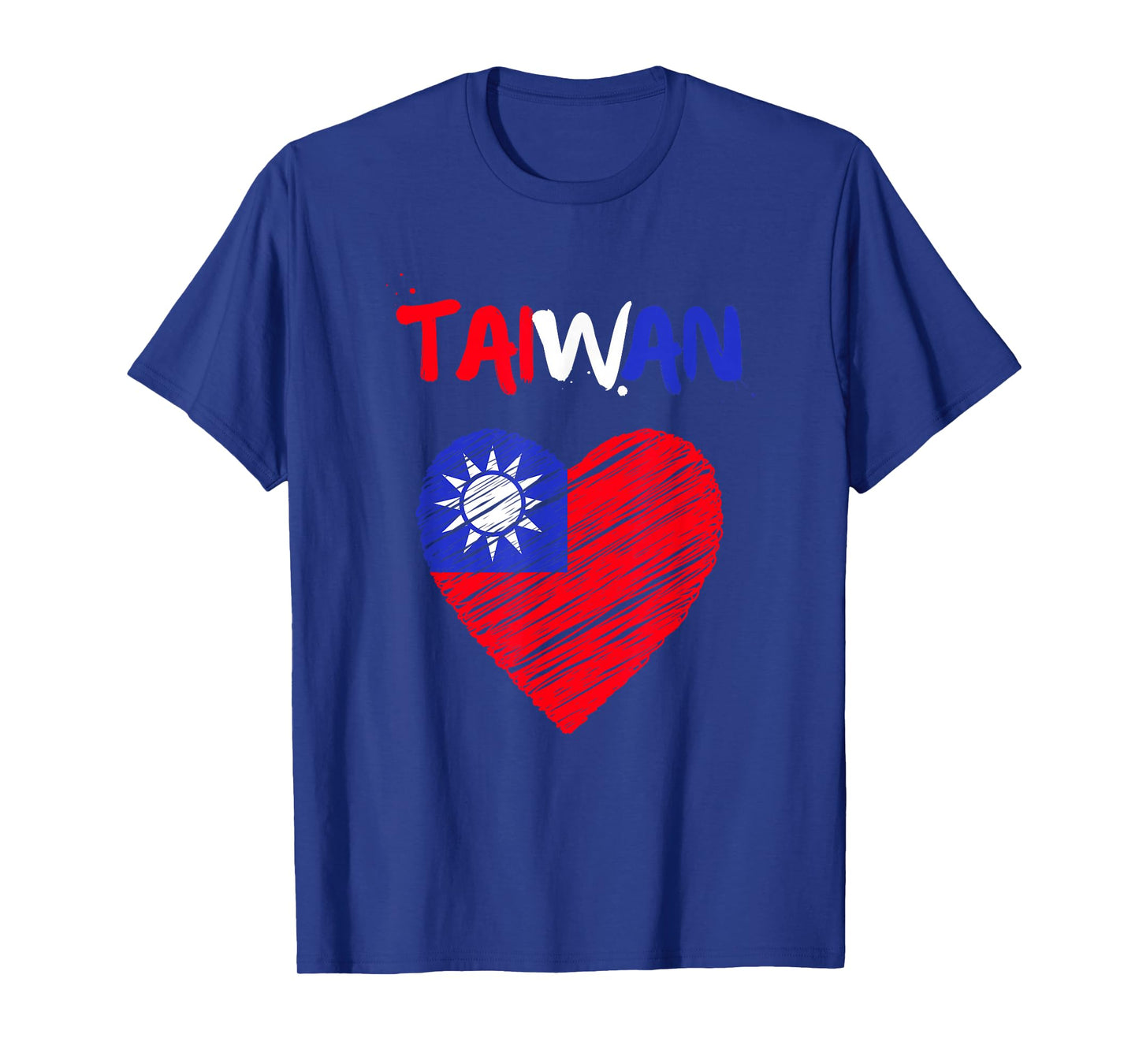 Taiwan Flag Holiday Taiwan Heart Taiwanese Flag T-Shirt
