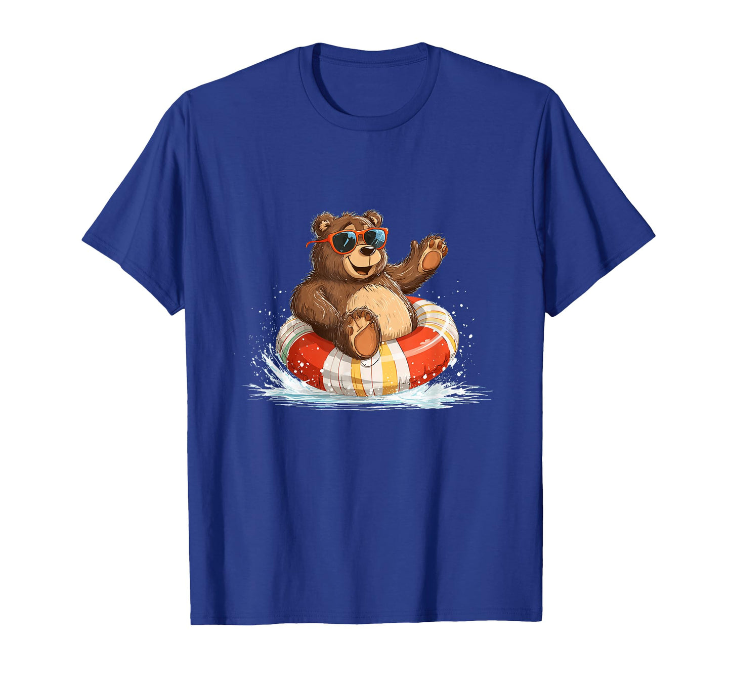 Amazing Pool Party with This Cool Teddy Bear with Ring T-Shirt