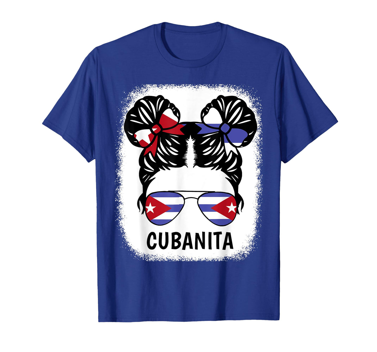 Cubanita Cuban Girl Cuba Flag Kids Women Hispanic Heritage T-Shirt