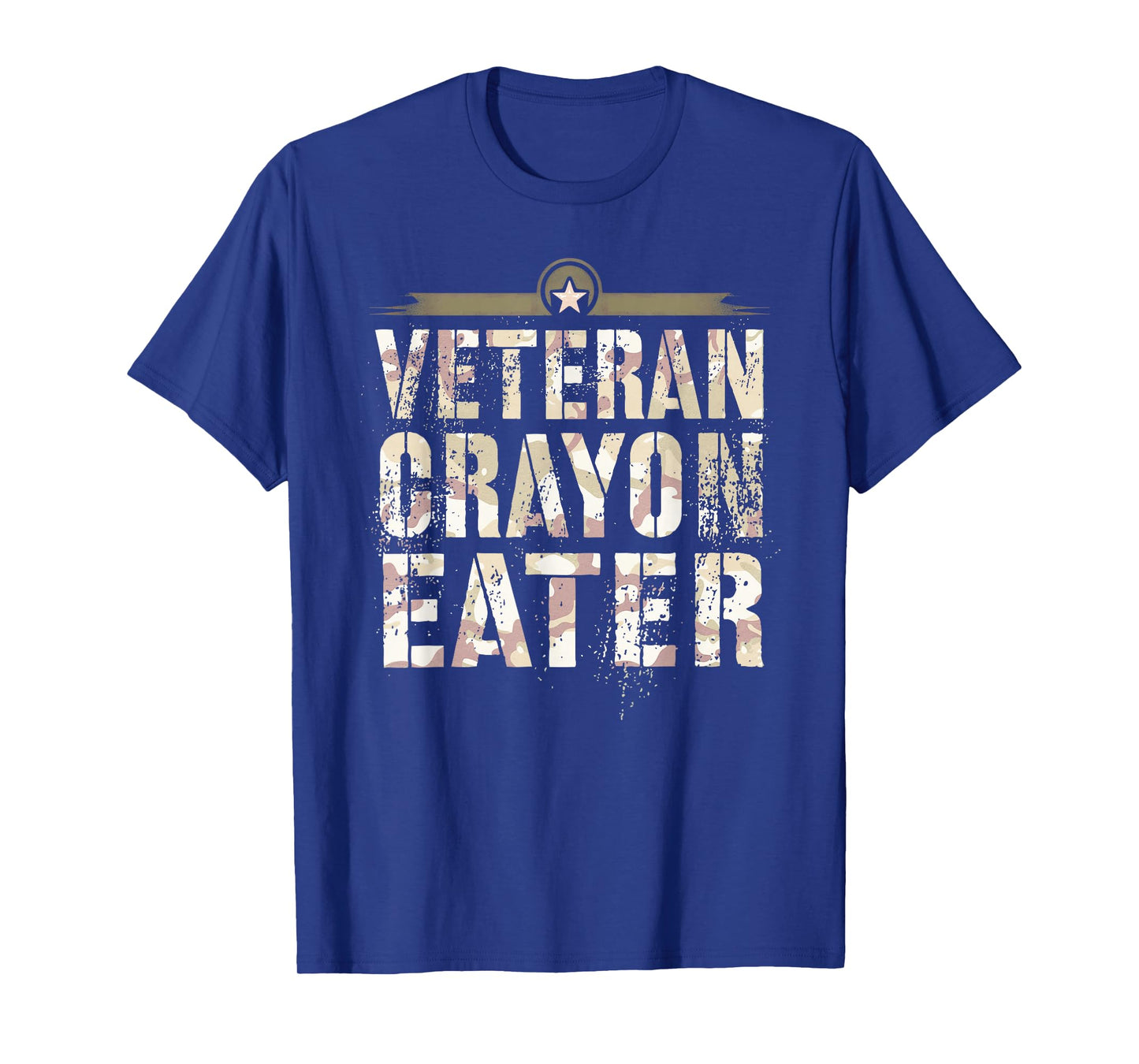 Funny VETERAN CRAYON EATER Grunt Brother Military Soldier T-Shirt