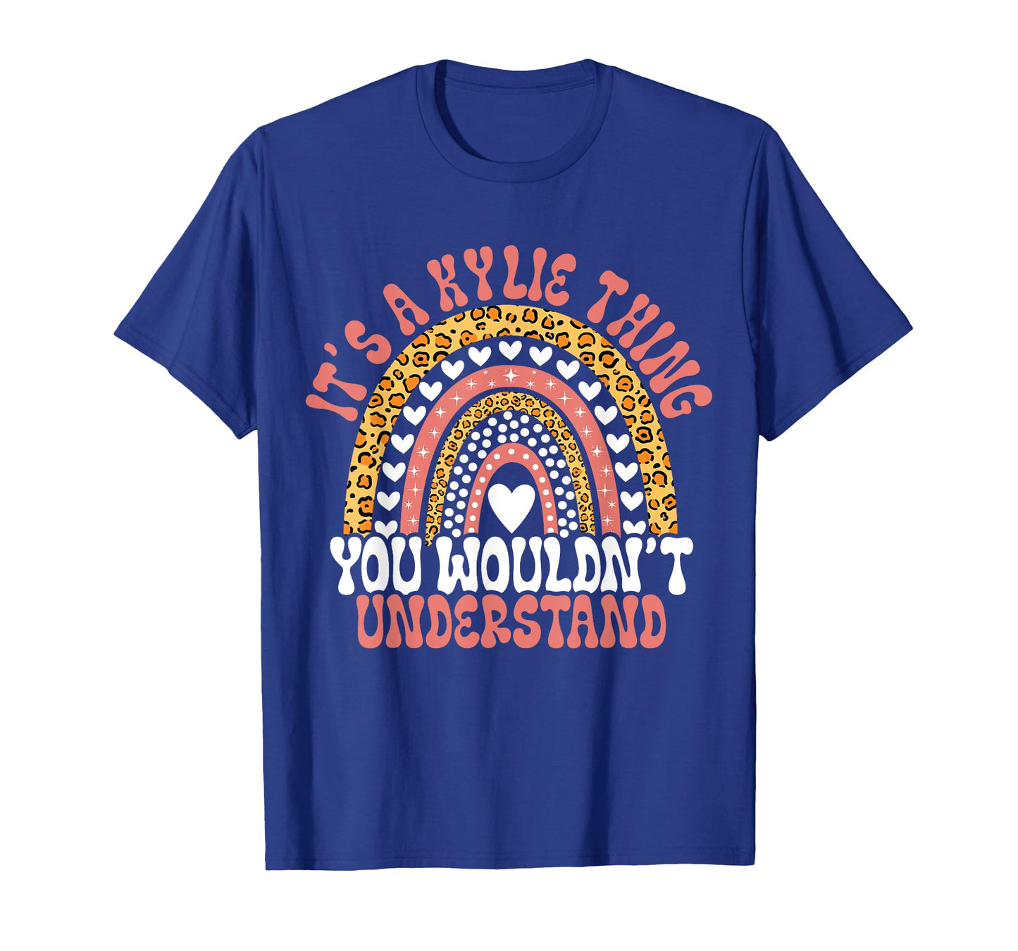 Funny Kylie Name Leopard Funny Kylie Birthday Quote Kylie T-Shirt