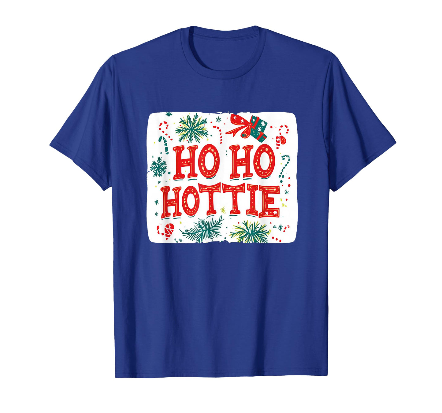 Funny Naughty Christmas with This Ho Ho Hottie Speech T-Shirt