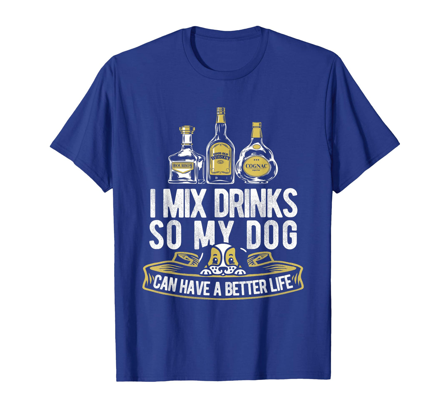 Bartending Dog Bartender - Mixologist Barkeeper Barman T-Shirt