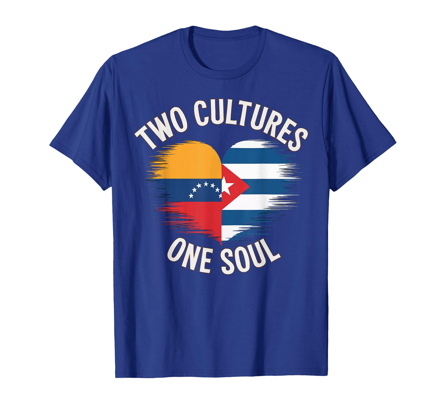 Half Venezuelan Half Cuban Cuba Flag Country Venezuela T-Shirt