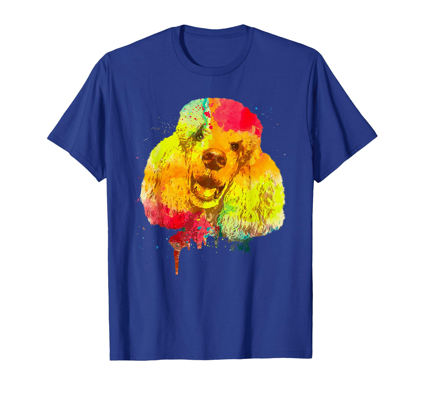 Cool Poodle Themed Art for Men Women Standard Poodle Lover T-Shirt