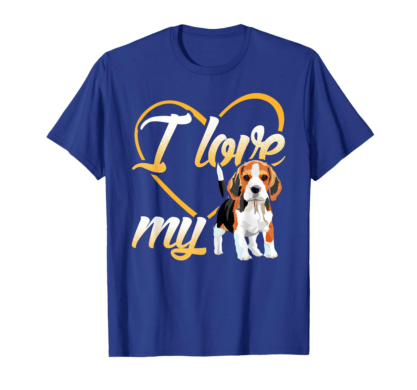 I Love My Beagle Dog T-Shirt T-Shirt
