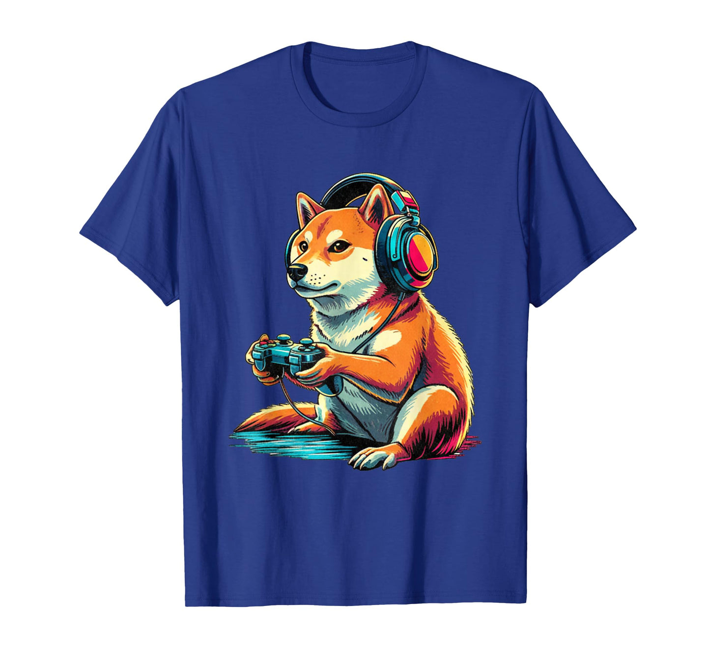 Shiba Dog Funny Video Games Shiba Dog T-Shirt