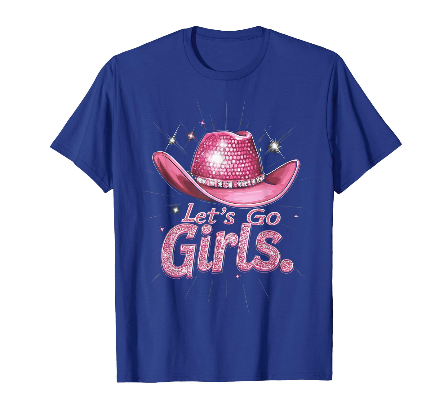 The Rodeo Cowgirl Fan Co. Western Cowgirl Rodeo Disco Retro Bachelorette Party T-Shirt
