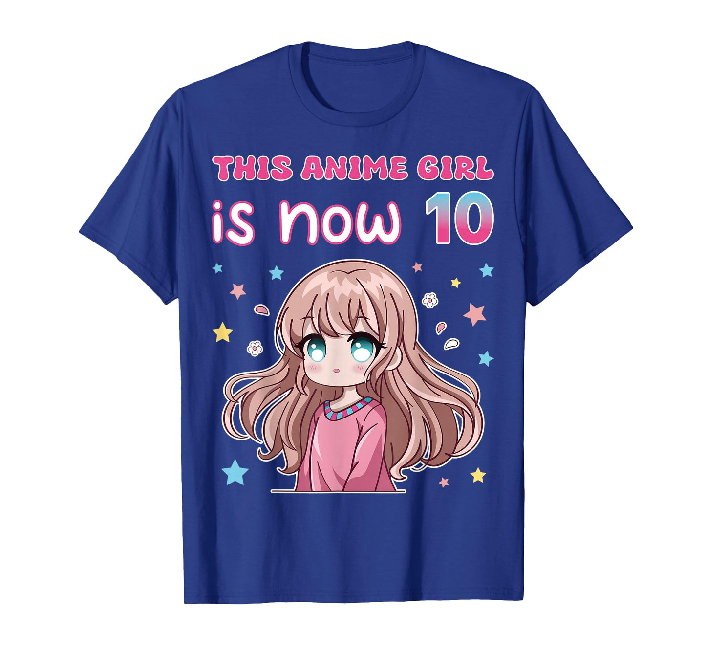 This Anime Girl Is Now 10 Japanese Anime Manga 10th Birthday T-Shirt