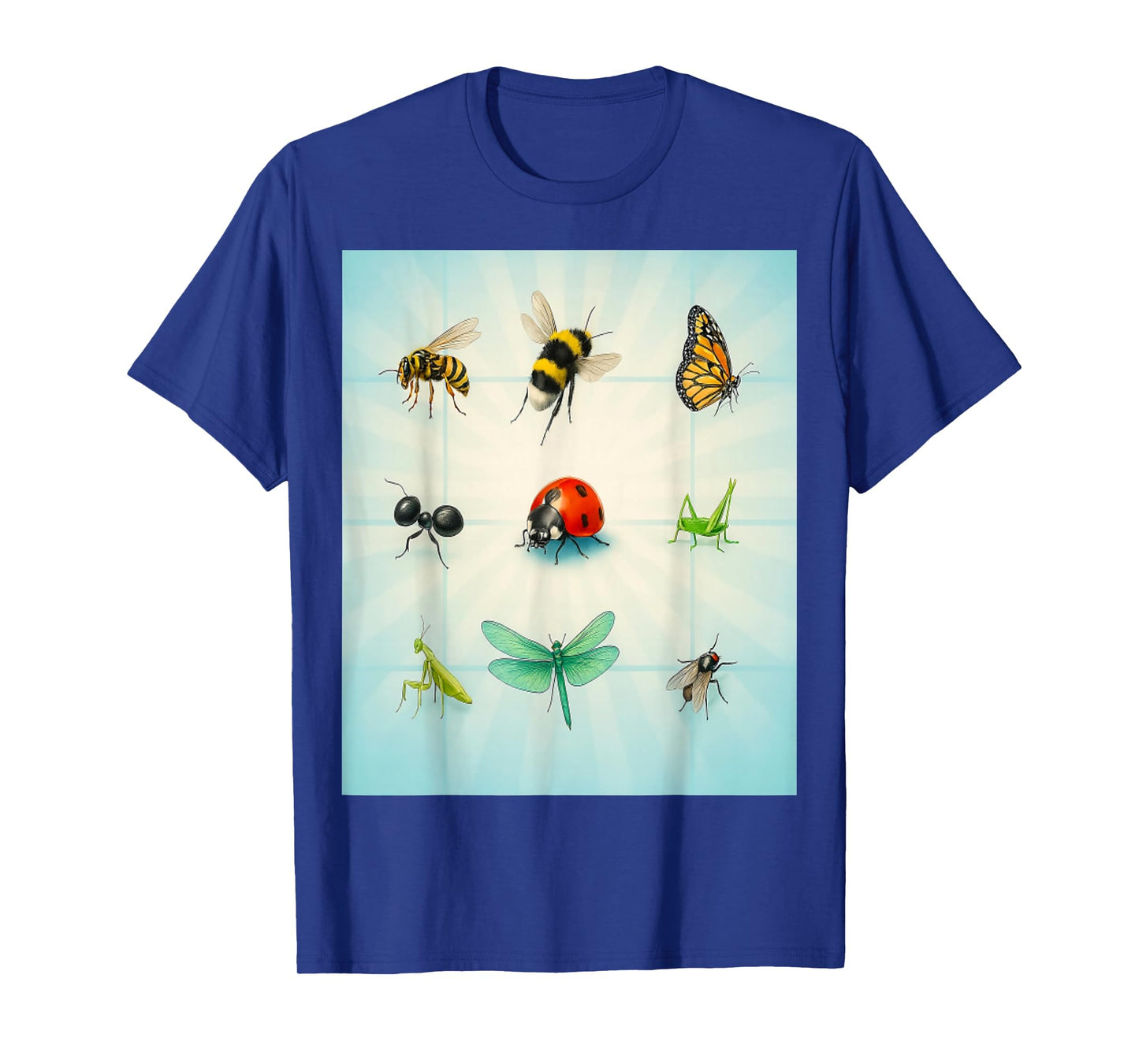 The Bug Club, a Vibrant Insect Design for Nature Lovers T-Shirt