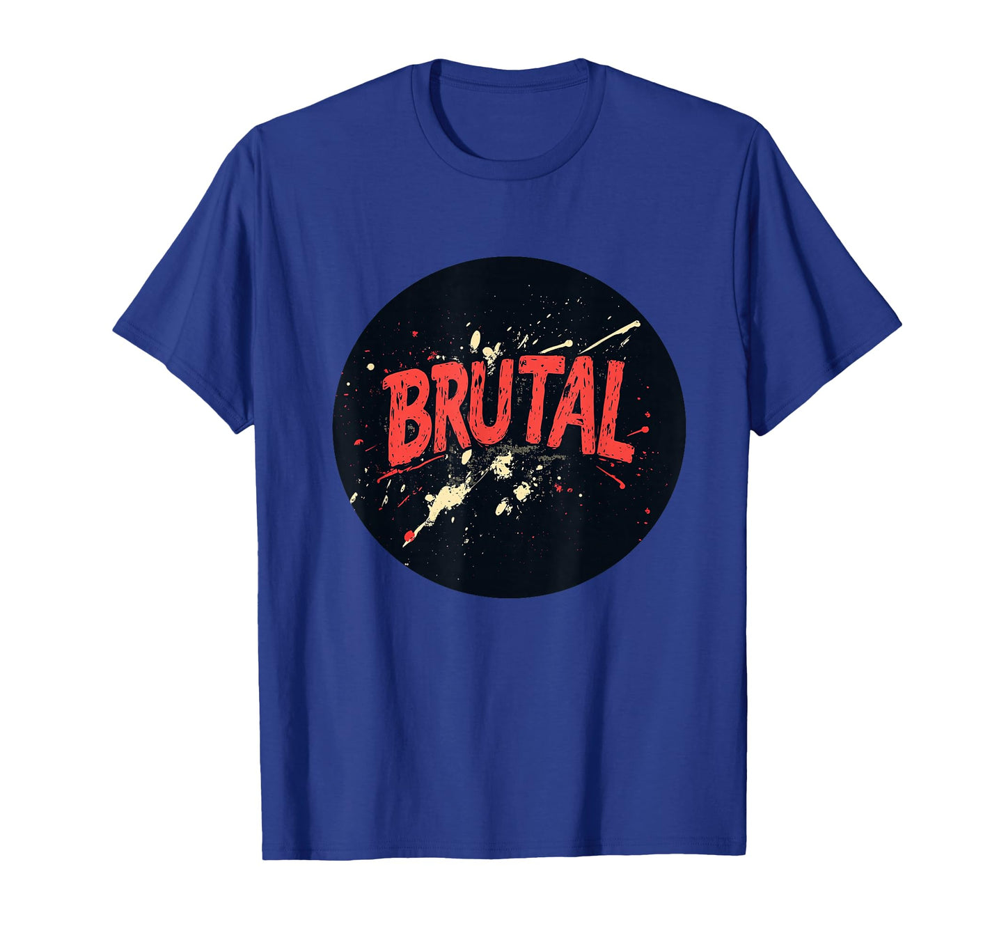 Funny Brutal Stamp Logo T-Shirt