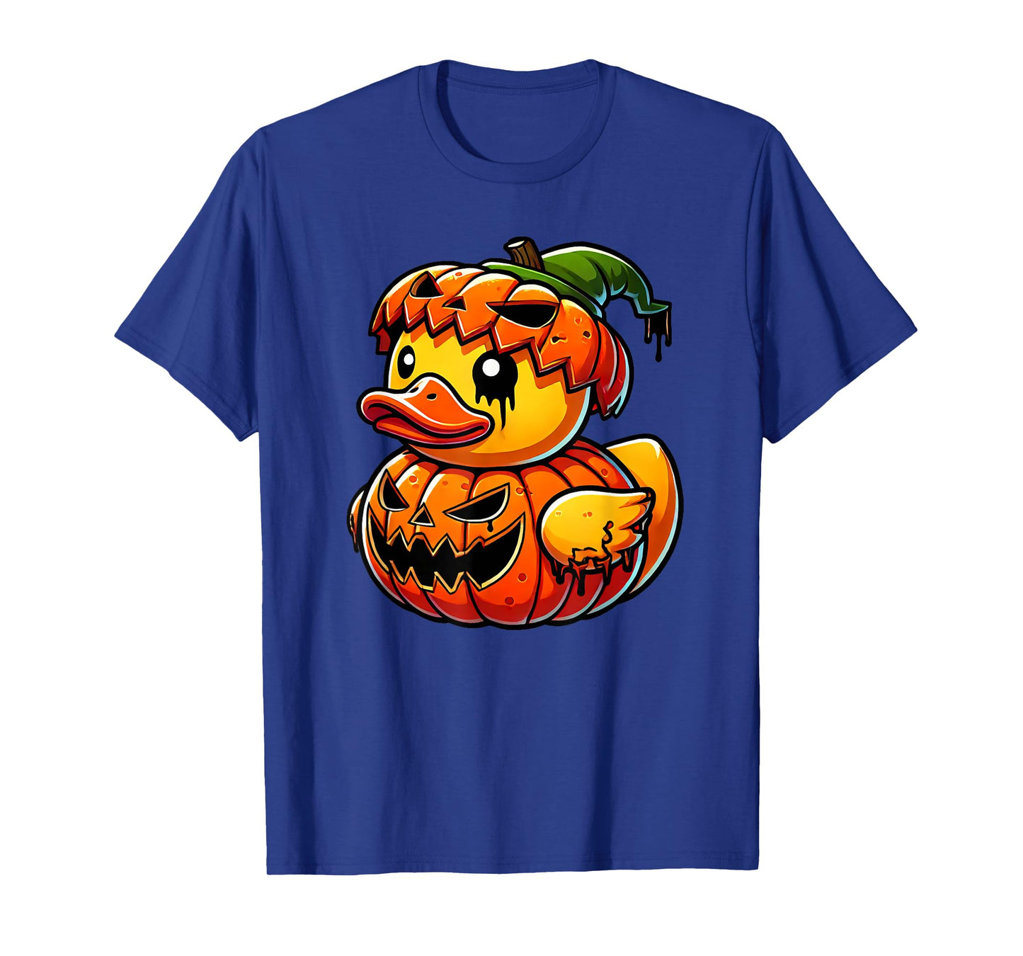 Funny Duck Pumpkin Halloween Costume Boys Girls Kids T-Shirt