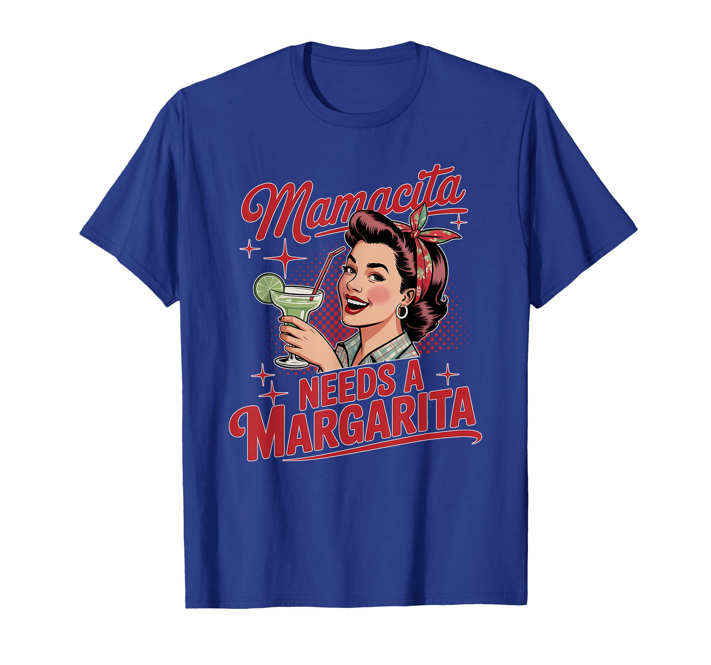 Mamacita Needs A Margarita Funny Cocktail Design Women T-Shirt