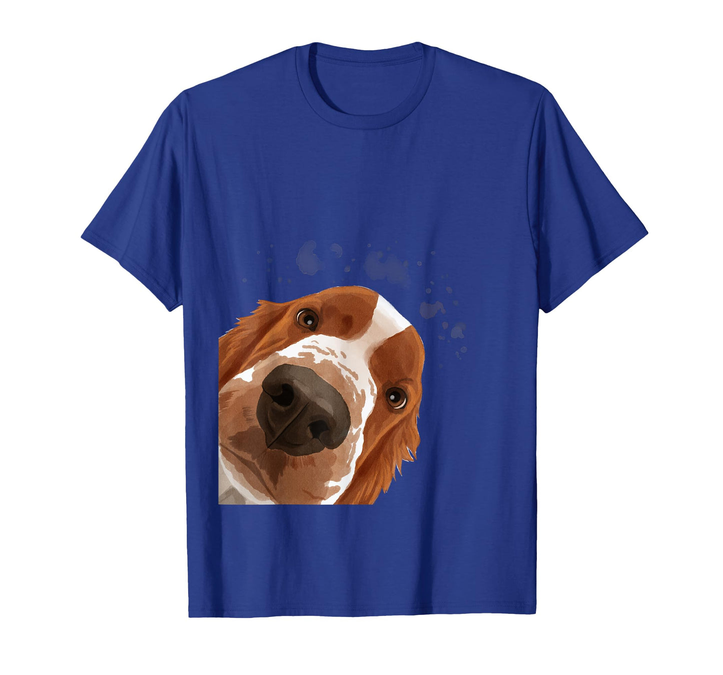 Curious Welsh Springer Spaniel Dog T-Shirt for Men Women Girls Kids