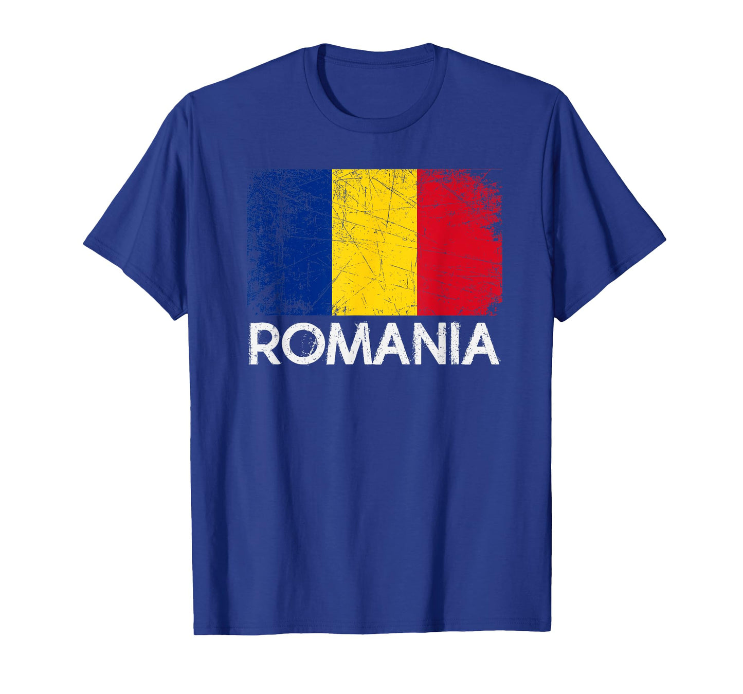 Romanian Flag T-Shirt | Vintage Made In Romania Gift
