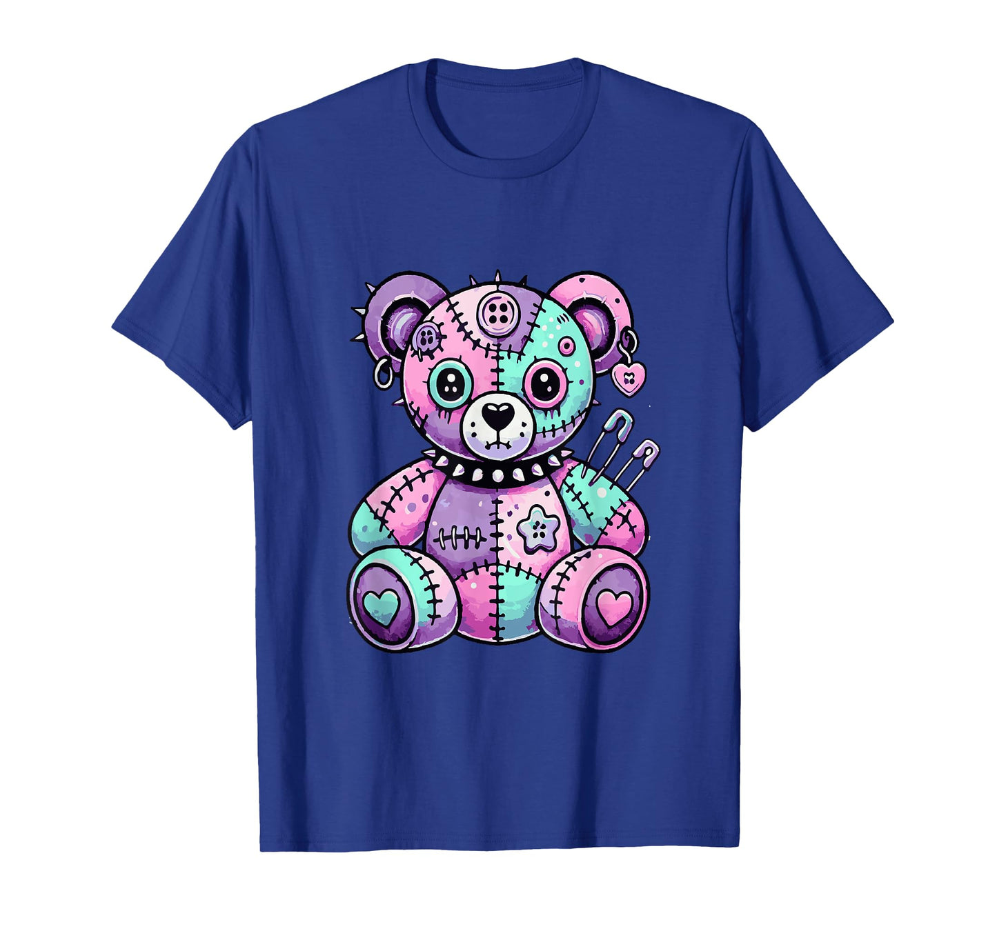 Cute Pastel Goth Aesthetic Kawaii Creepy Teddy Bear T-Shirt