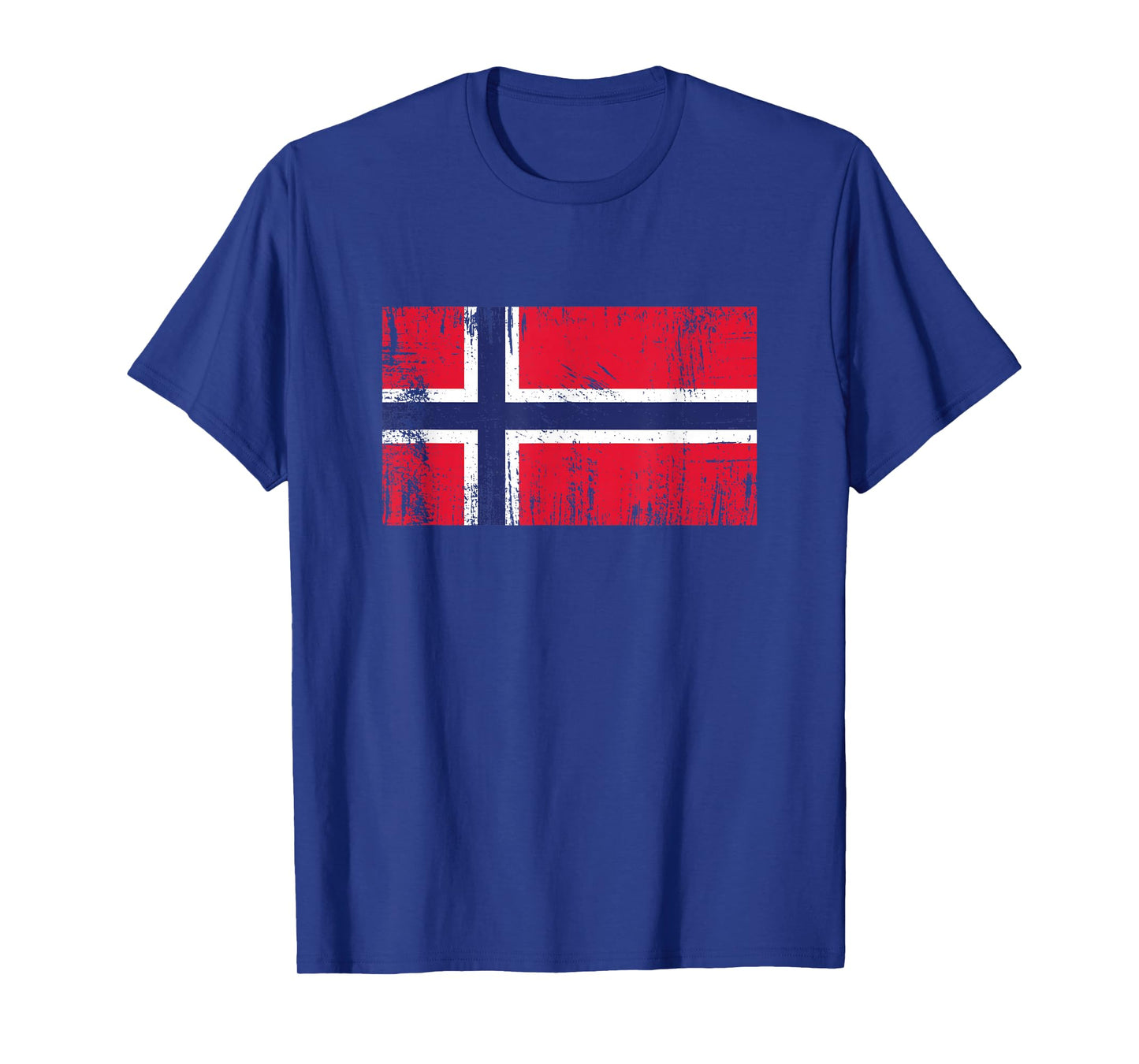 Vintage Banner Fan Norway Flag Retro Art T-Shirt