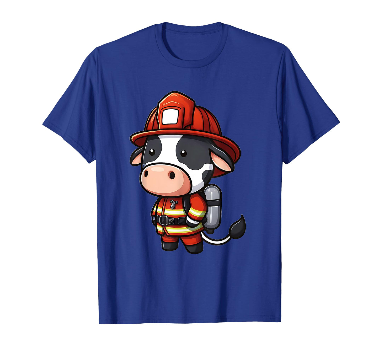 Cow Firefighter - Fireman Cow T-Shirt
