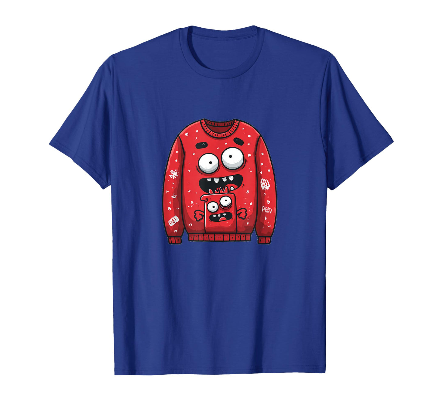 Funny Ugly Xmas Sweater Look T-Shirt