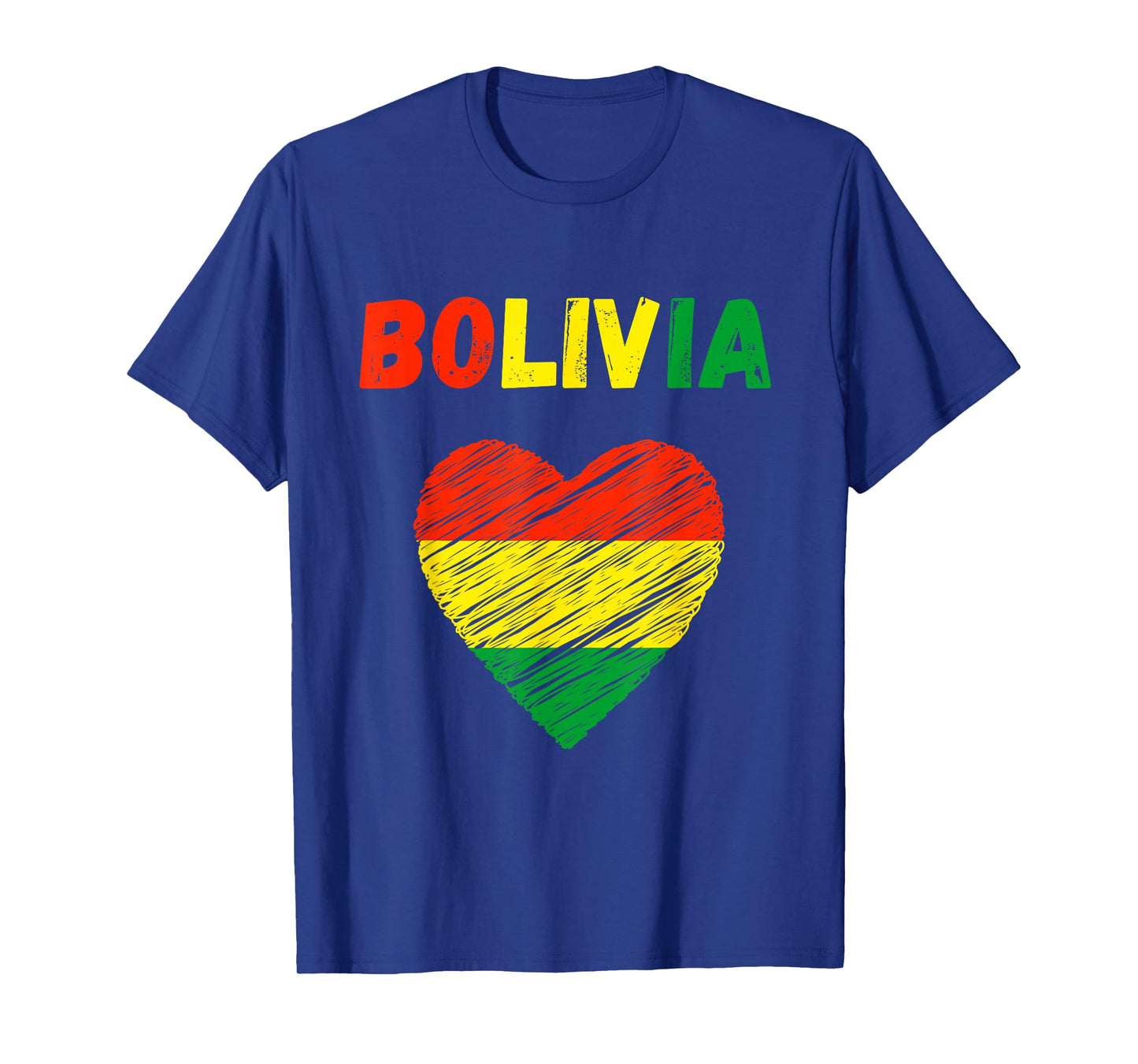Bolivia Flag Holiday Bolivia Heart Bolivian Flag T-Shirt