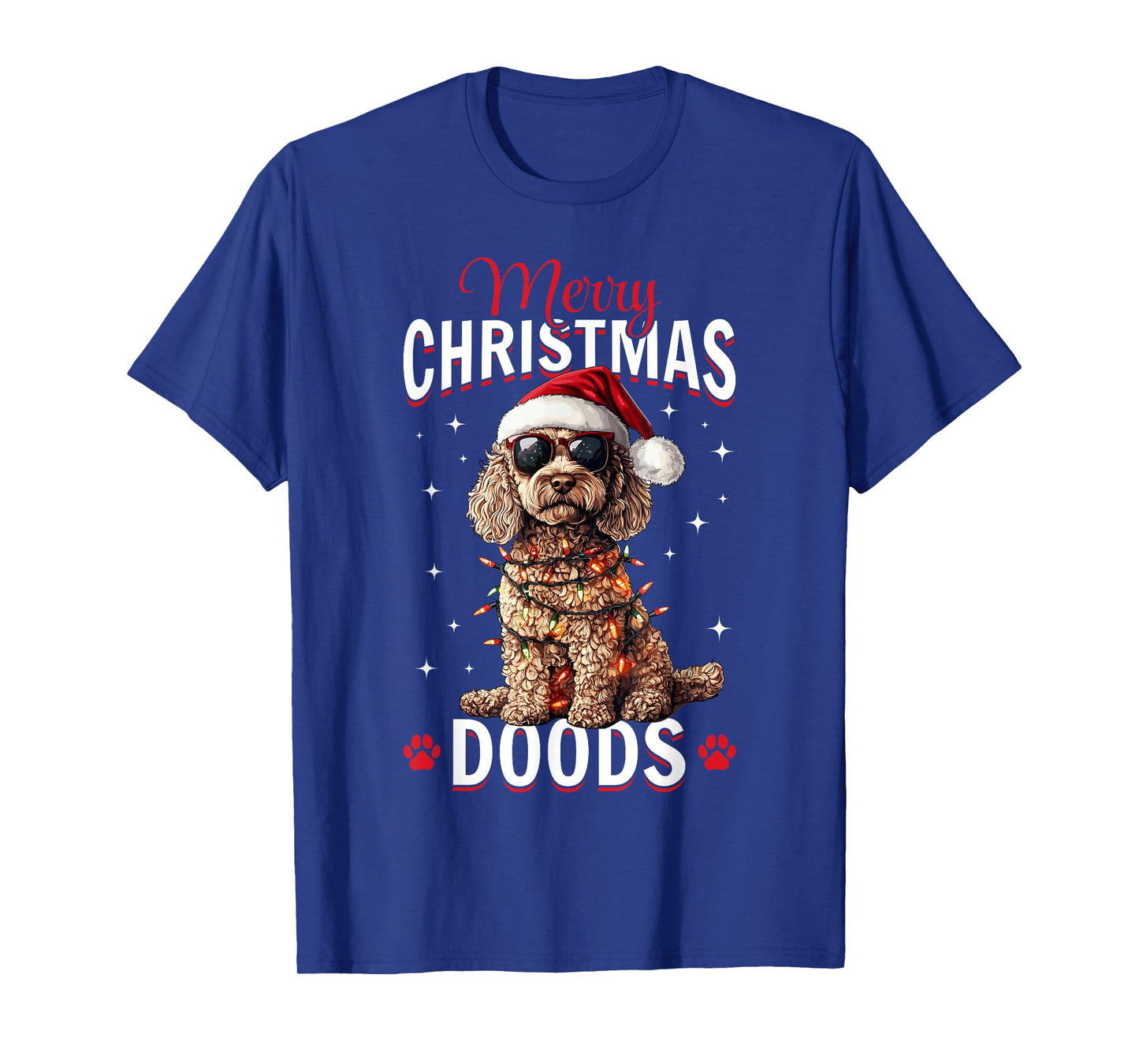 Goldendoodle Christmas Dog Breed Merry Christmas Doods T-Shirt
