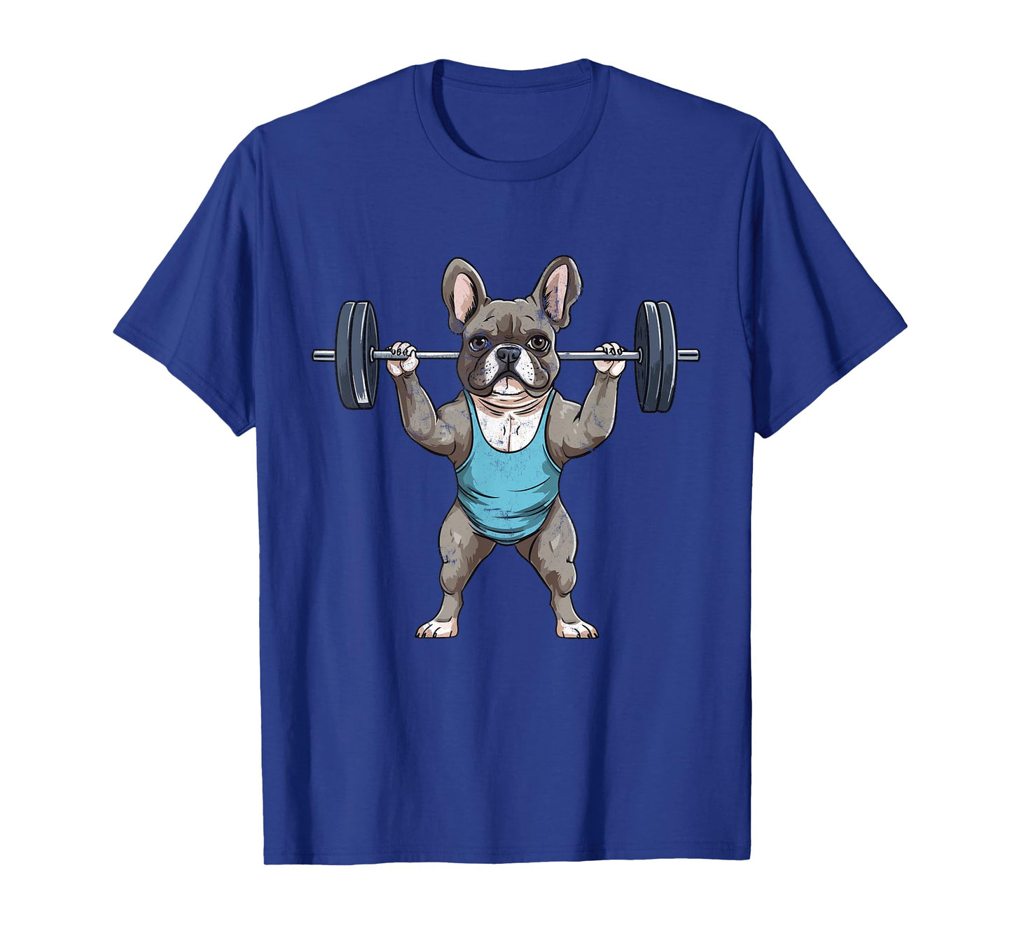 French Bulldog Weightlifting Frenchie Deadlift Fitness Gym T-Shirt for Men Women Kids