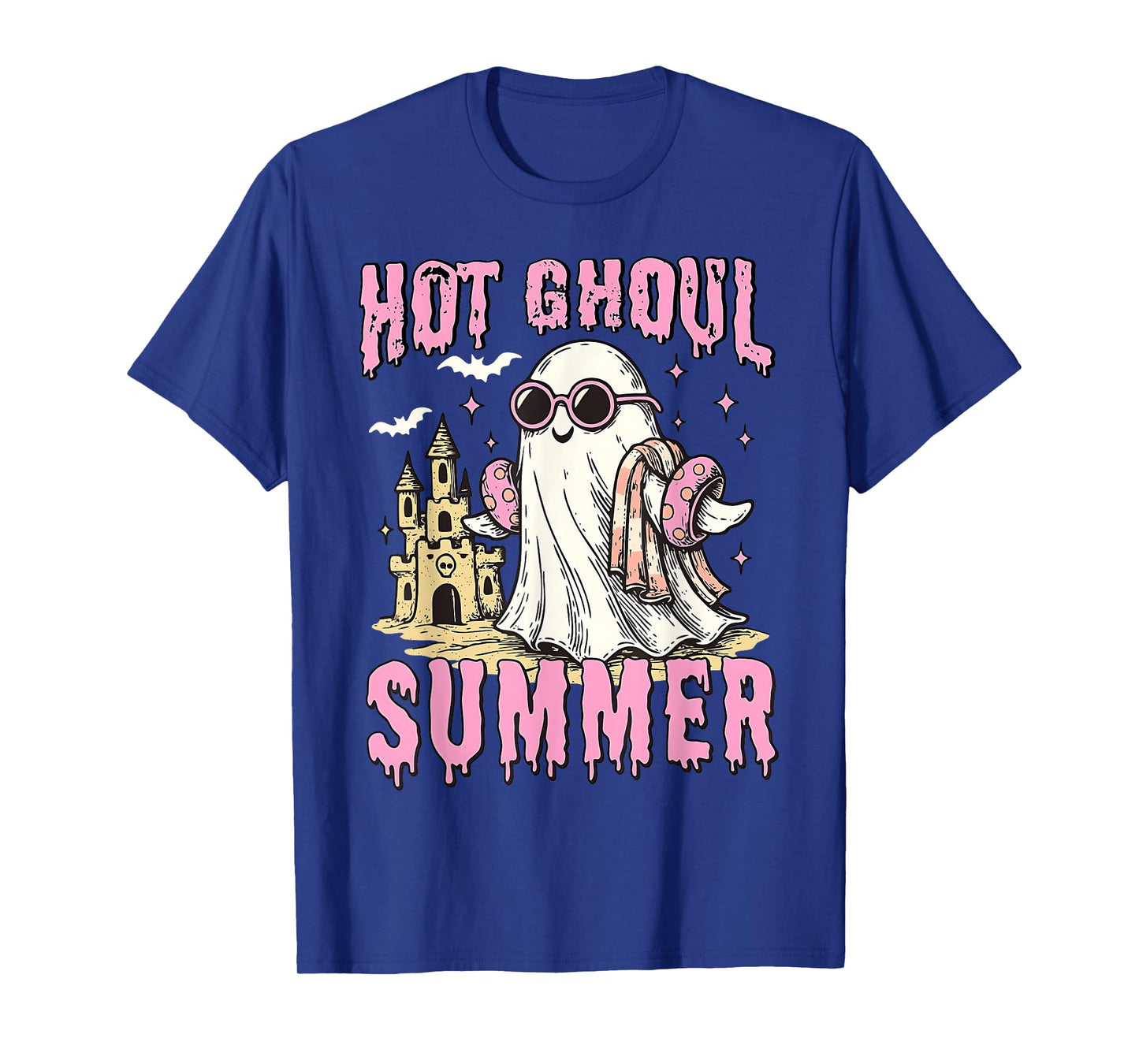 Funny Halloween Hot Ghoul Summer Summerween Spooky Ghost T-Shirt