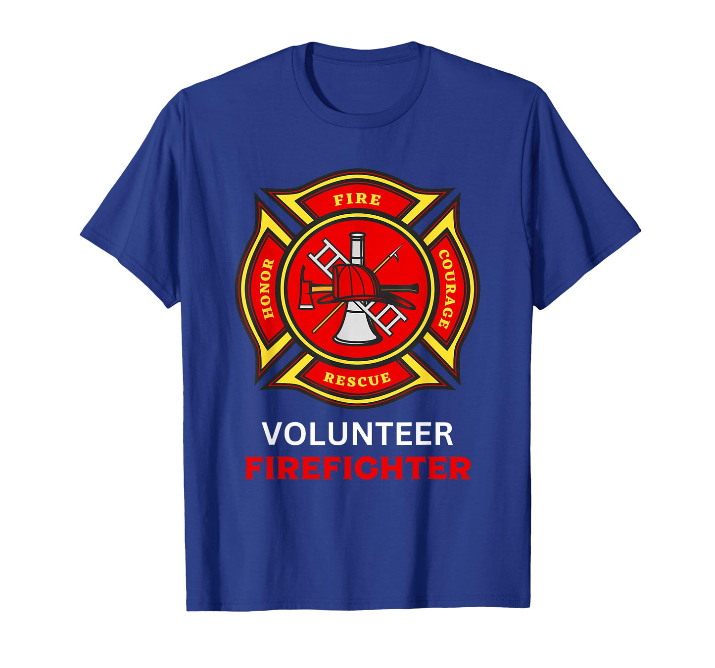 Fire Department Logo Volunteer Fireman Symbol Firefighter T-Shirt