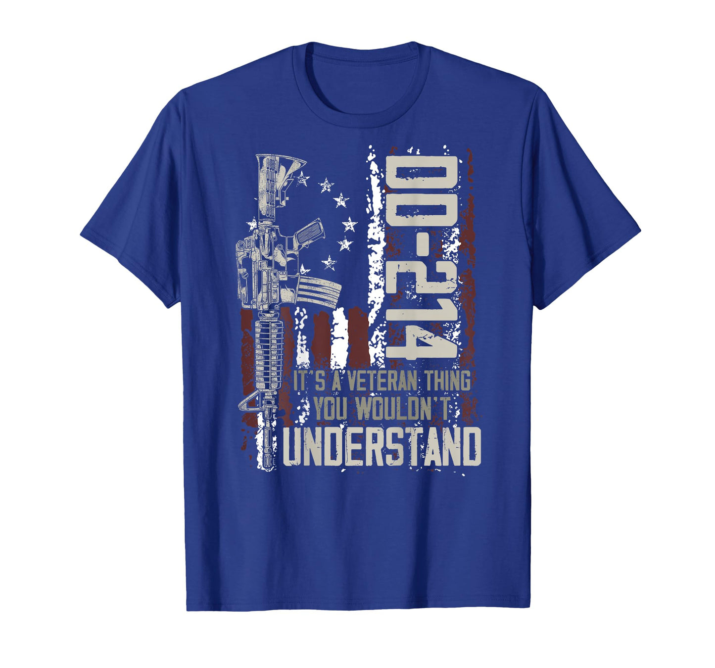 DD-214 It's A Veteran Thing You Wouldn't Understand on back T-Shirt