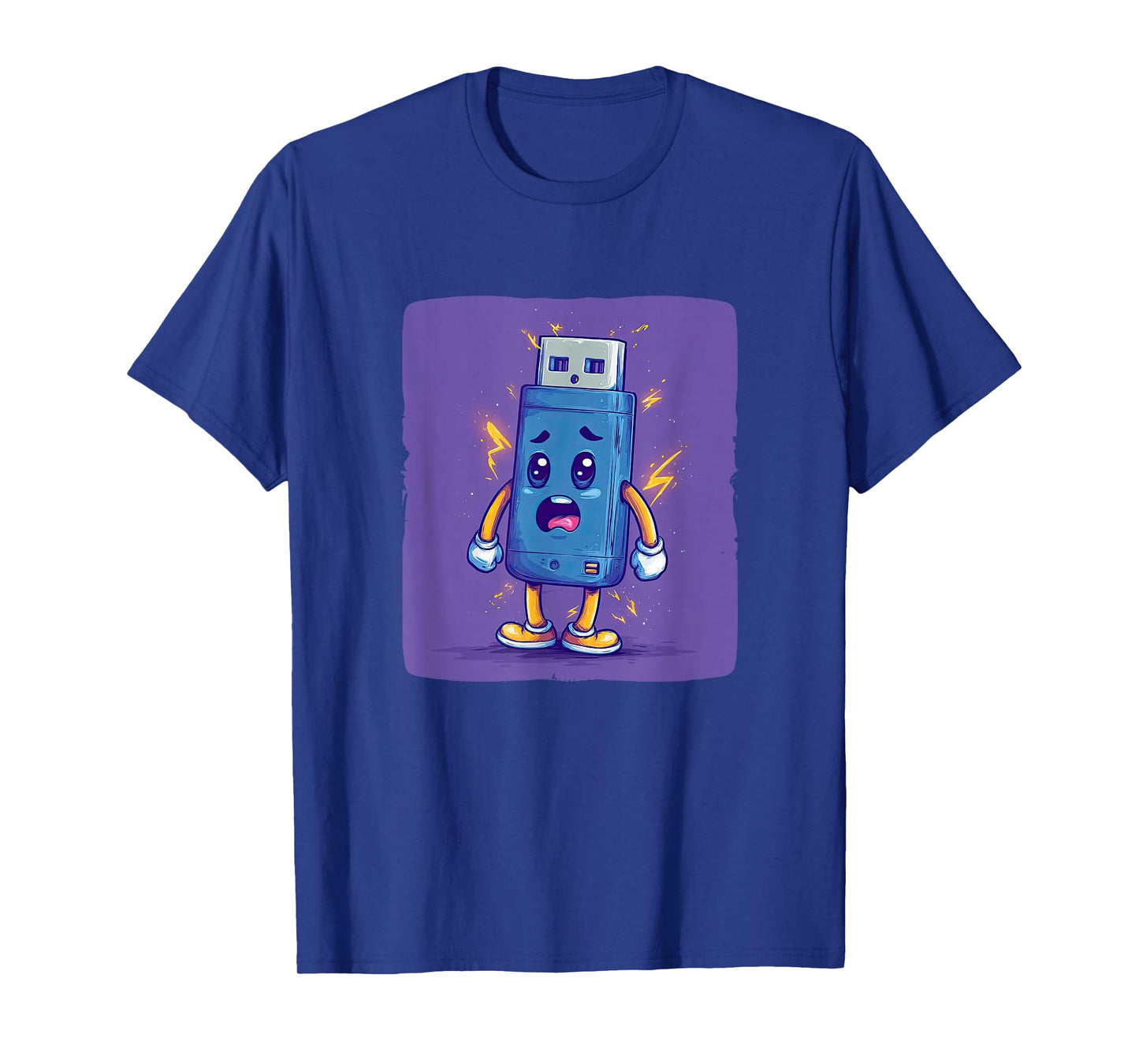 Cool Electric USB Graphic Costume T-Shirt