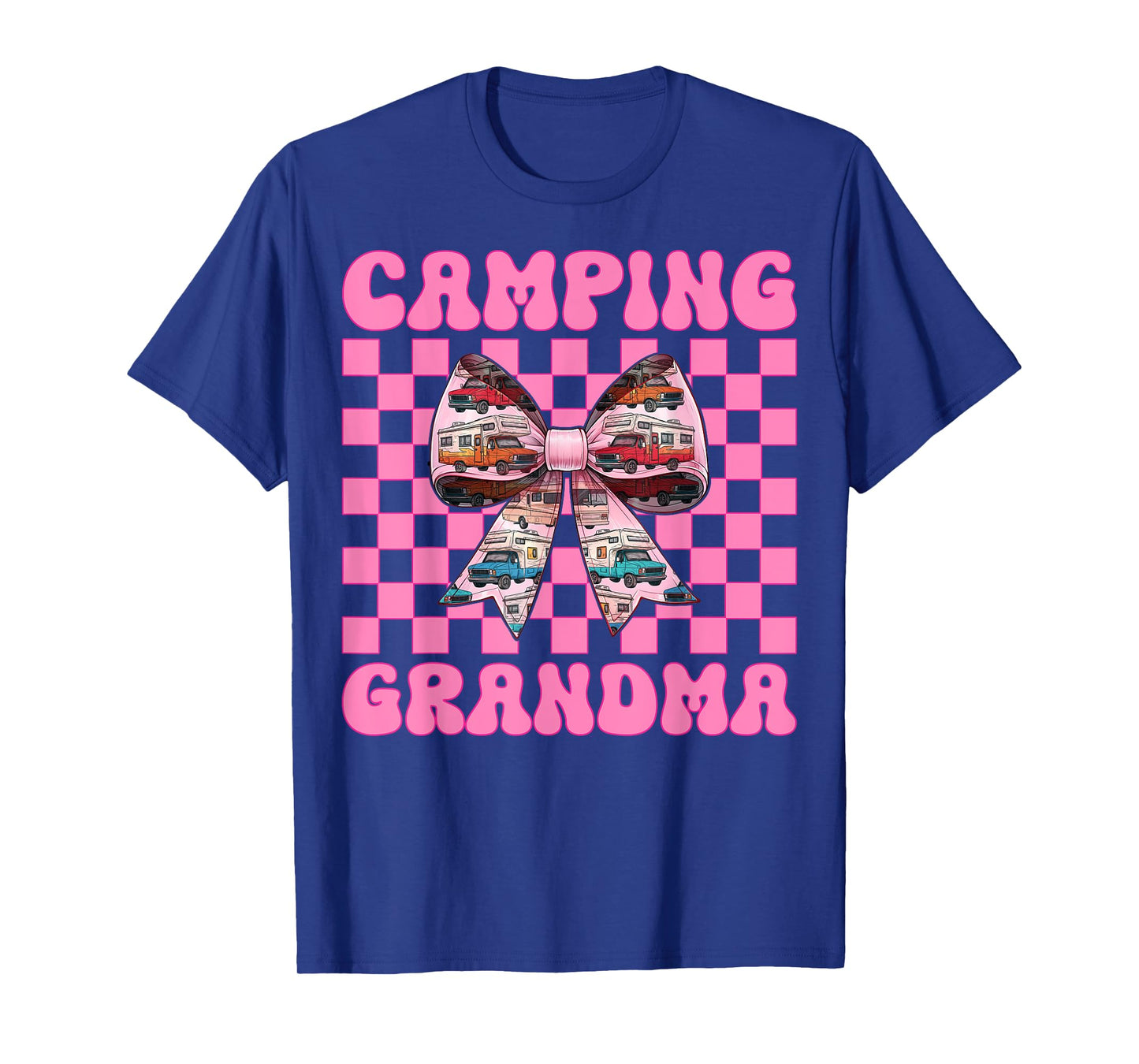 Camping Grandma RV Camping Camper Motorhome Nana Coquette T-Shirt