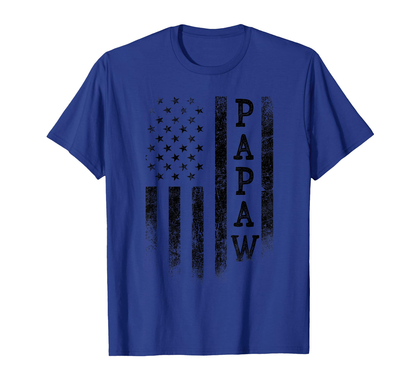 Papaw Patriotic American USA Flag Father's Day Papaw T-Shirt
