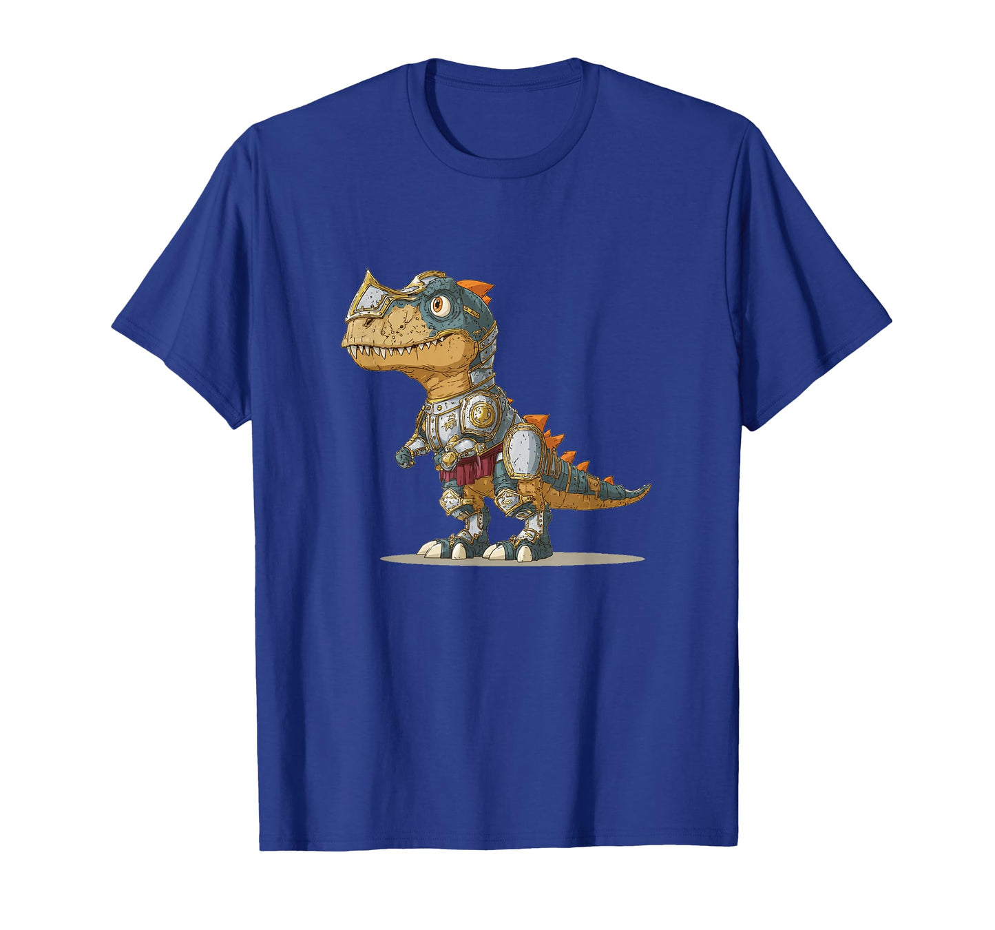 Cool Knight Armor with Dinosaur for Medieval Lovers T-Shirt