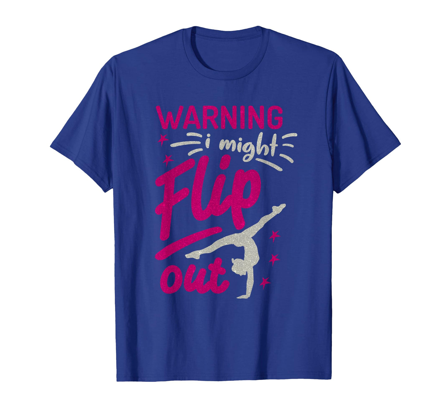 I Might Flip Out Funny Gymnastics Cheerleading Gymnast Girls T-Shirt