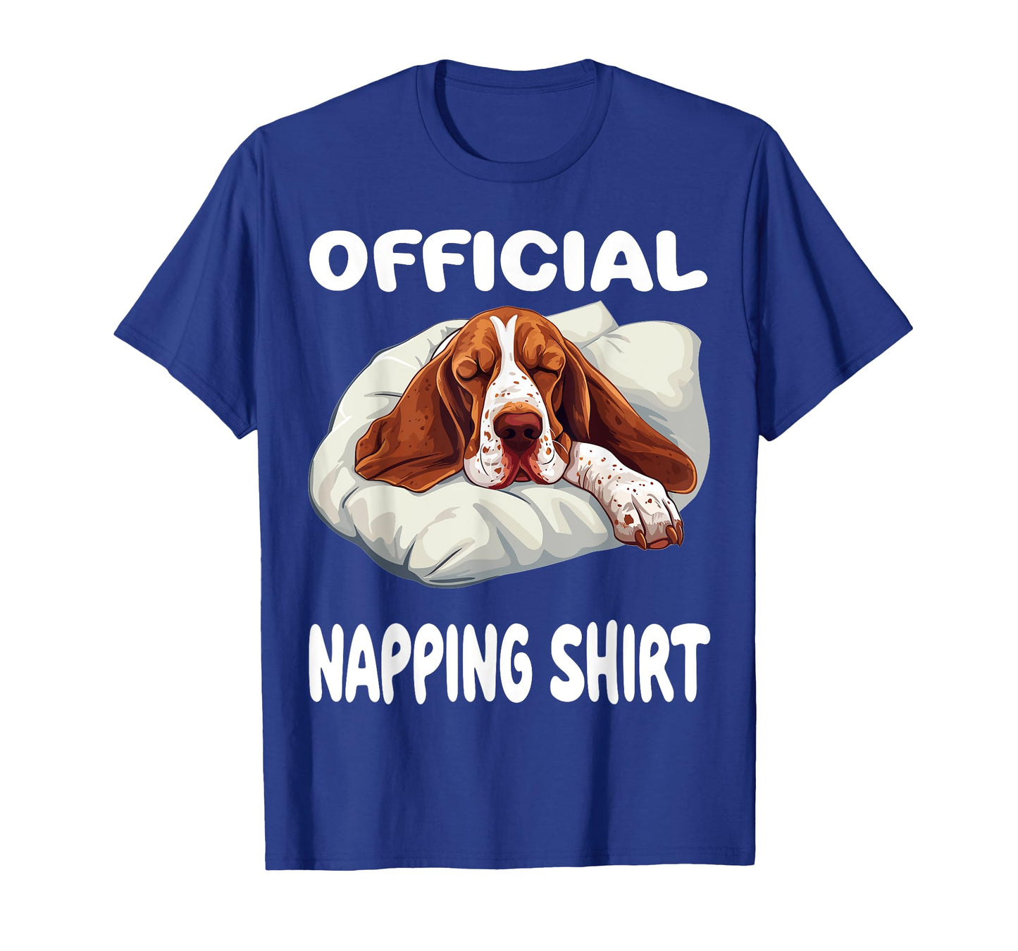 Basset Hound Dog Official Napping shirt Pajamas Nightgown T-Shirt