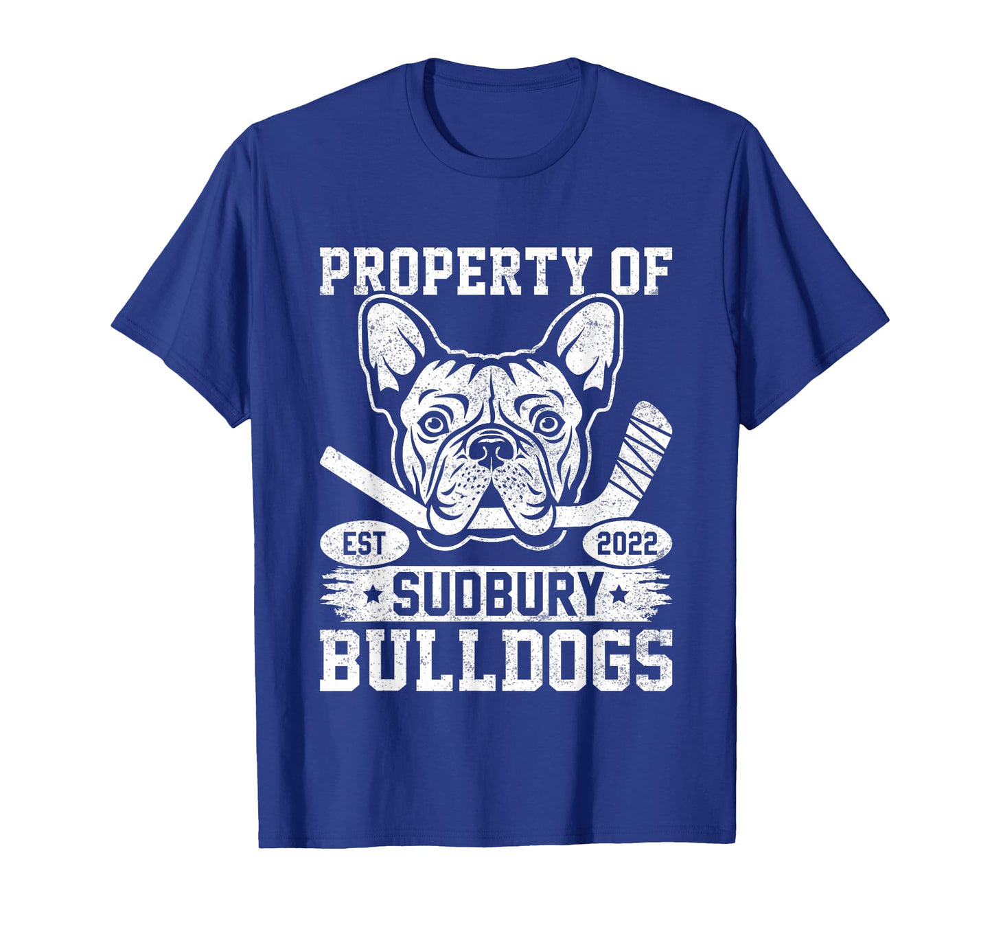 Bulldog Pet Dog Property Of Sudbury Bulldogs T-Shirt