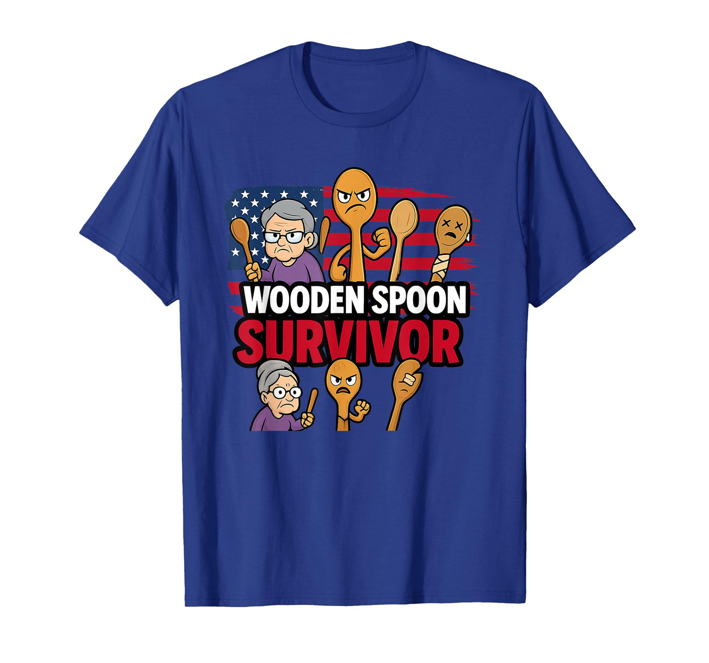 Wooden Spoon Survivor Funny Cooking Humor for Home Chefs T-Shirt