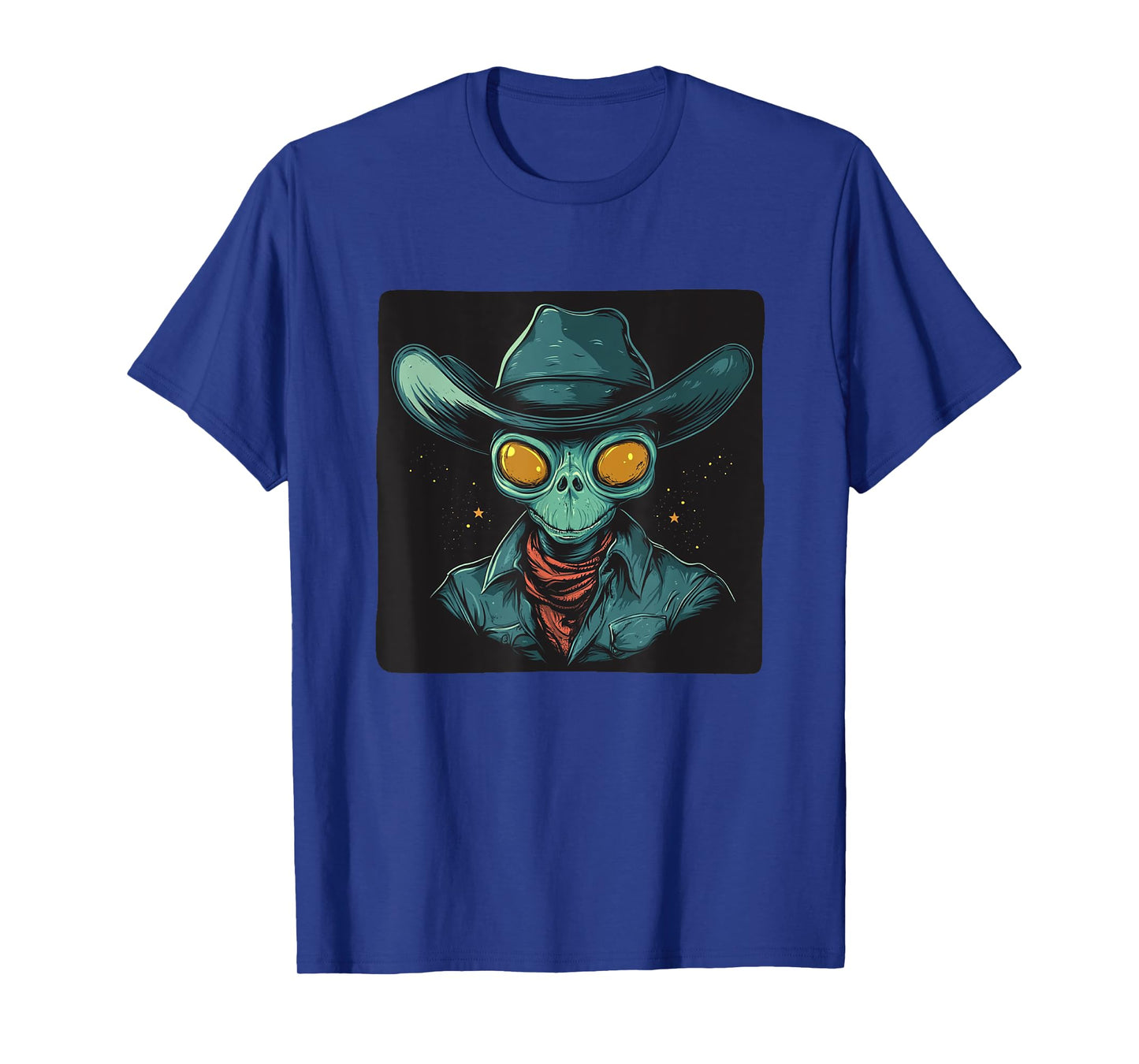 Alien Cowboy for a Fun Galactic Style T-Shirt