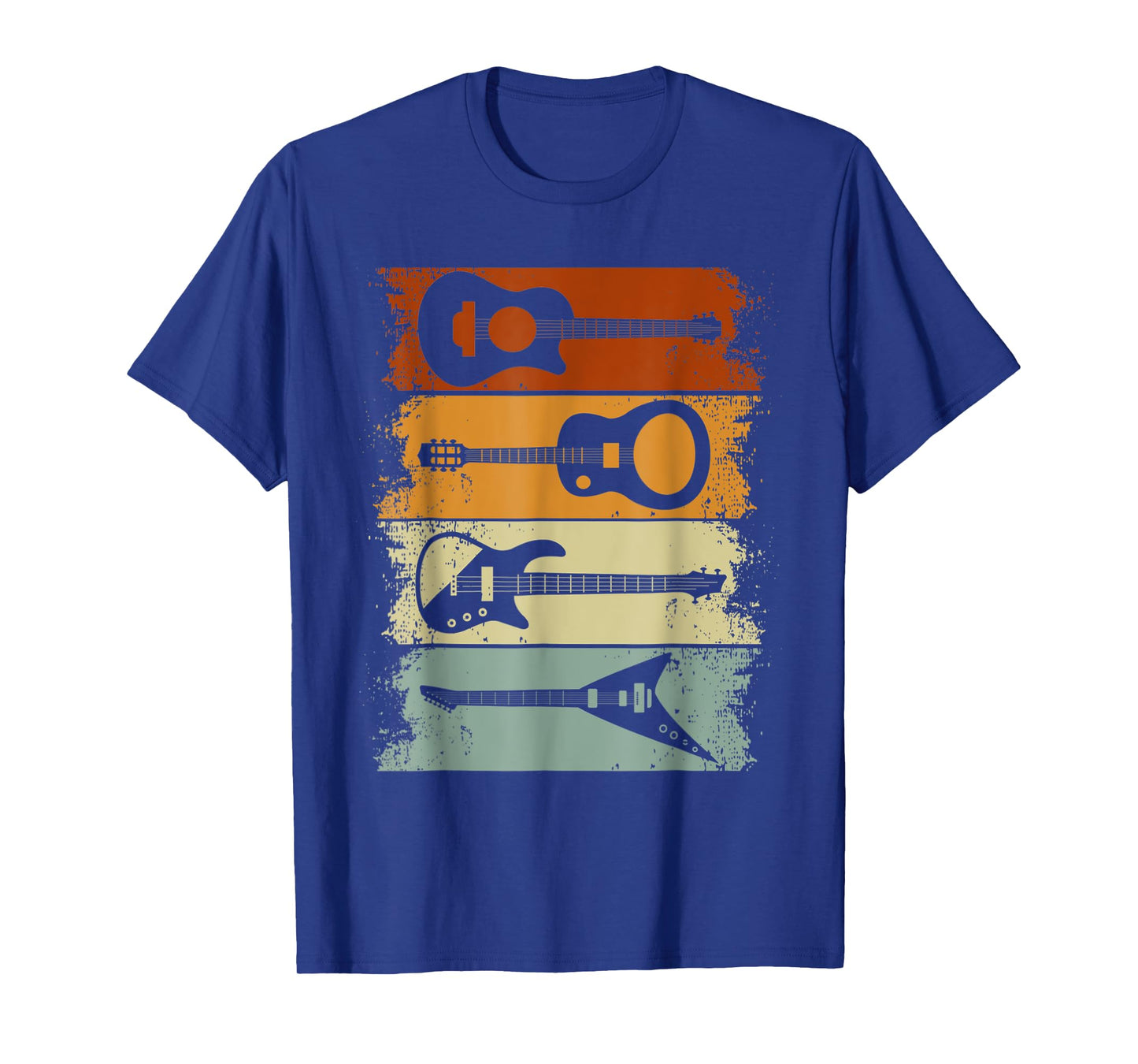 Vintage Guitar Gift For Men Women Music Band Guitarist Stuff T-Shirt