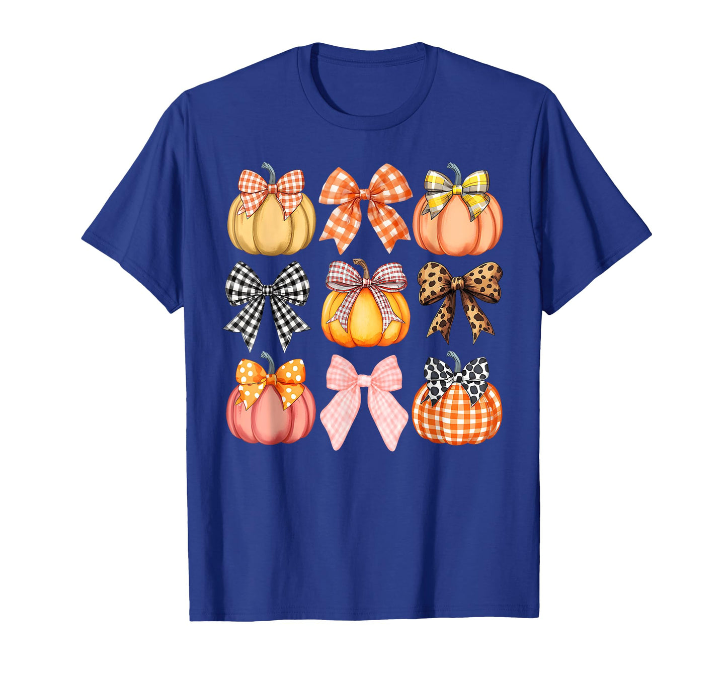 Coquette Bow Pumpkin Fall Spooky Season Halloween Costume T-Shirt