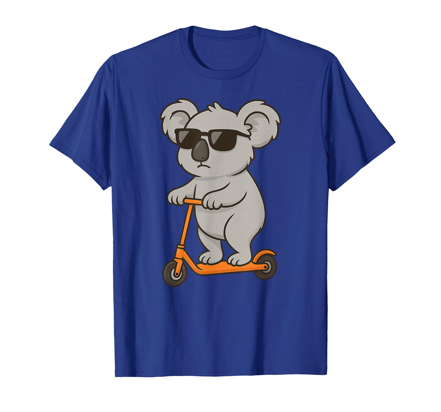 Funny Koala Scooter Animal Lover Boys Girls Kids T-Shirt